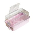 thumbnail image 3 of Almencla Large Hamster Cage Container Small Animal Cage for Gerbils Mice Sugar Glider pink, 3 of 8