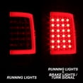 thumbnail image 2 of AKKON - For 2013-18 Dodge Ram [Stock LED Model Only] Full LED Daytime Running Lamp Strip Tail Lights Red Housing, 2 of 7