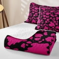 thumbnail image 4 of jejeloiu Classic Cow Print Twin Quilt Set Kids,Modern Minimalist Aesthetic Twin Coverlet Set For Girls,2-Piece, 4 of 7