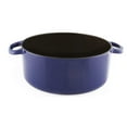 thumbnail image 3 of Chantal TC32-280 BL 7qt Round Enamel Dutch Oven-Cobalt Blue Cast Iron Cookware, 7 quart capacity, 3 of 4