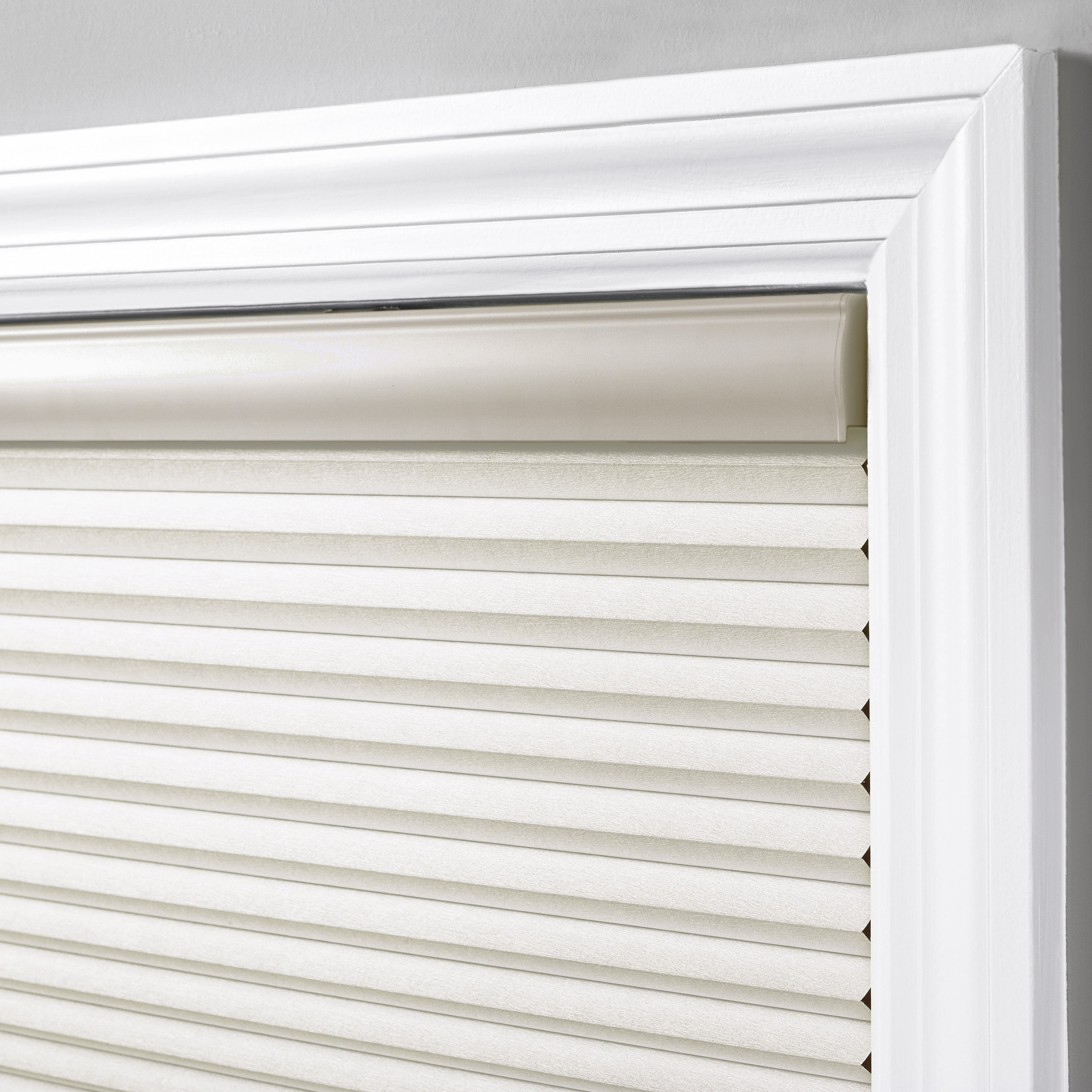 Coverscaped Cellular Shade, Room Darkening Alabaster, 66.5" x 62"