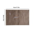 thumbnail image 3 of Snmubt Linen Placemats Fabric Table Mats Insulated Placemats Embroidered Placemats Cotton And Linen Western Placemats (Coffee), 3 of 6