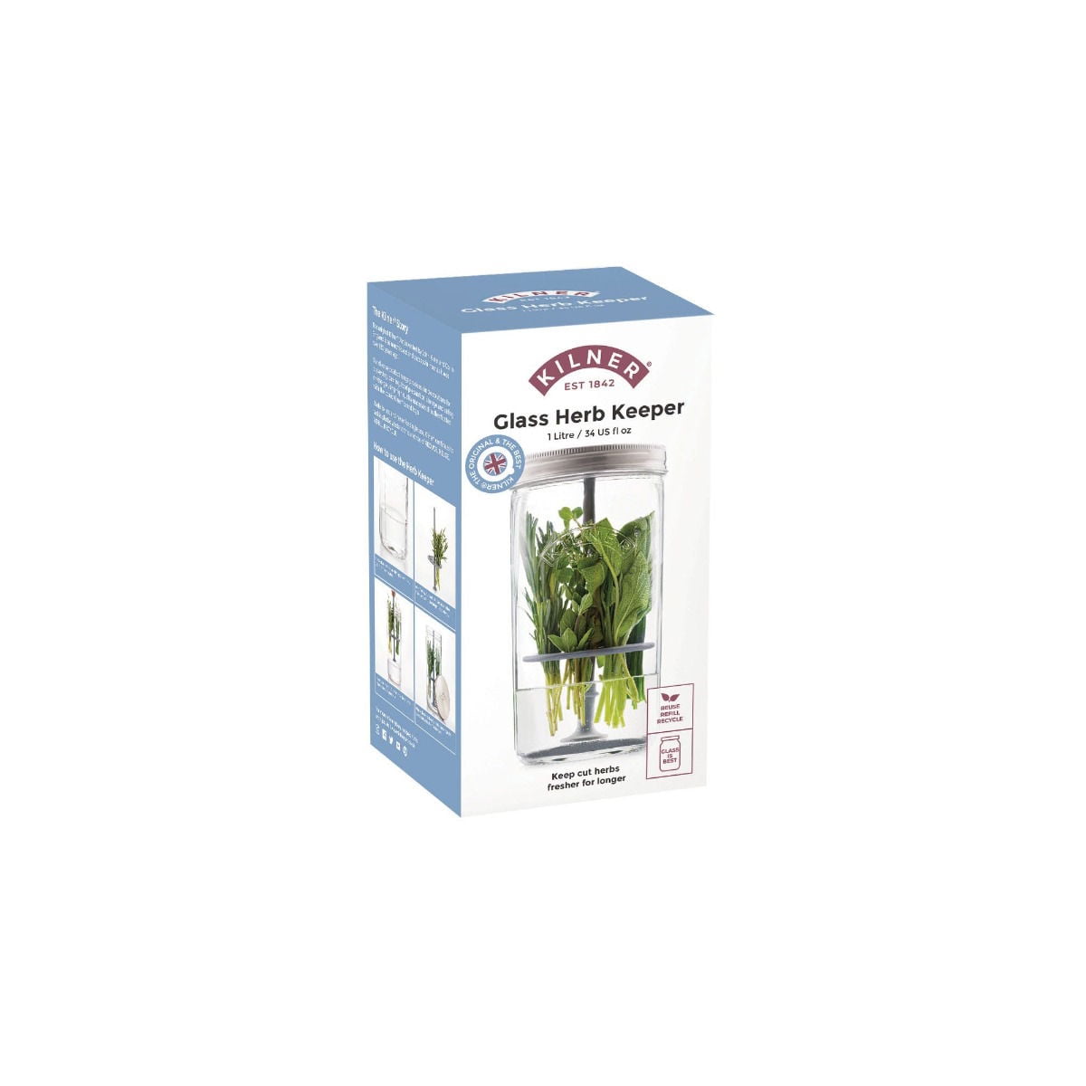 Kilner Create & Make Fresh Herb Keeper