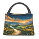 thumbnail image 1 of Fotbe Sunflowers At Sunset Bolsa Térmica Portátil con Estampado, Bolsa de Entrega de Alimentos Aislada, Bolsa Reutilizable de Gran Capacidad para Comidas y Supermercado, 1 of 6