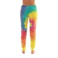 thumbnail image 3 of Just Love Loop Terry Tie Dye Jogger Pants for Women (Terry Fabric Tie Dye Bright Swirl, X-Large), 3 of 3