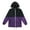 Deep purple, variant on Beautiful Giant Polyester Men's Coat Long Sleeves Windbreaker Hoodie Jacket for Hiking Trip