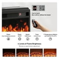 thumbnail image 2 of CHITOOMA Fireplace tv Stand with LED up to 75 inch, White, 2 of 8