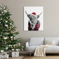 thumbnail image 3 of Stupell Industries Cow in Christmas Sweater Holiday Painting Gallery Wrapped Canvas Art Print Wall Art, 36 x 48, 3 of 8