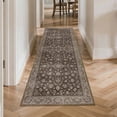 thumbnail image 6 of Washable Runner Rug 2x6 ft Non Slip Backing Farmhouse Vintage Soft Kitchen Rug Low Profile Floor Carpet for Kitchen Hallway Laundry Room Bedroom, 6 of 6