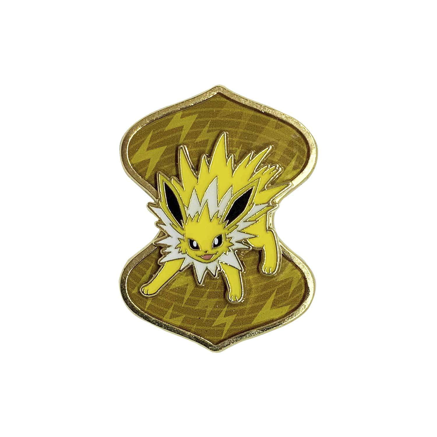 Pokemon Eevee Evolutions Bento Box Gold Enamel Pin Jolteon 