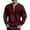 Wine, variant on Xzbqbs Bomber Jacket Men Full Zip Up Corduroy Slim Fit Sports Coat Fashion Lightweight Color Block Stand Collar Sweat Jacket