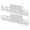 White, variant on Yajisi 2PCS Now Playing Vinyl Record Shelf Wall Mounted Acrylic Album Display Stand Floating Storage Racks for Room Decor White 20x6x6 inches