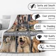 thumbnail image 4 of AISENIN Custom Dog Cat Pets Blankets with Photos Photo Blanket Collage Customised Photo Blanket for Pets Lovers Adults Kids, Gifts for Mom, Dad, Boyfriend, Girlfriend, 4 of 5