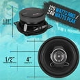 thumbnail image 3 of Pyle 2 Way Universal Car Stereo Speakers with Door Panel Mount, 3 of 6