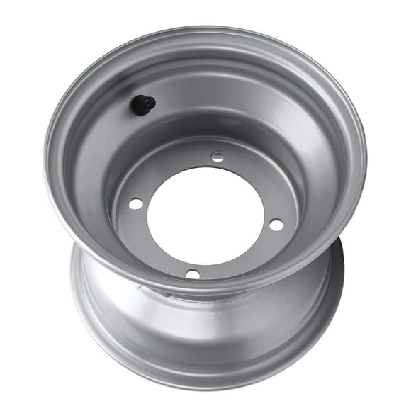 Rimbre De Rueda De 8 ", 18x9.50-8 aleación De Aluminio Rimbre De 8 Pulgadas Cubo De Llanta Atv Rueda De Rueda Para Go Karts Carts Plateado