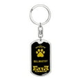 thumbnail image 1 of Dog Dad Bullmastiff Keychain Stainless Steel or 18k Gold, 1 of 8