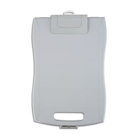 Staples Portable Storage Clipboard Gray 9-1/2" x 12" Each/Pack (15786) 741144