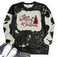thumbnail image 5 of Sudadera de Cuello Redondo de Navidad Para Mujer, Tops Casuales de Moda, Jersey de Manta Con Lazo Estampado de Manga Larga, Jersey Odeerbi  ODB197405, 5 of 7