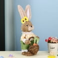 thumbnail image 4 of Easter Bunny Home Garden Bunny Decoration Creative Straw Bunny, 4 of 8