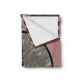 thumbnail image 2 of Paris Soft Flannel Fleece Throw Blanket, Vintage Style Design Eiffel Tower Silhouette on Stripes and Plain Background, Cozy Plush for Indoor and Outdoor Use, 50" x 60", Rose and Sepia, by Ambesonne, 2 of 5