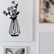 thumbnail image 5 of Adornos de Pared Metálicos, Siluetas, Colgantes de Flores Negras, Decoraciones de Pared, Cuadros, Pegatinas de Pared, 5 of 6