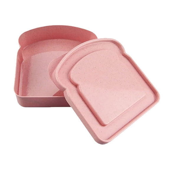 Sandwich Storage Box Silicone Lunch Box Food Storage Case Reusable Microwave Lunch Box Food Storage Container School Breakfast