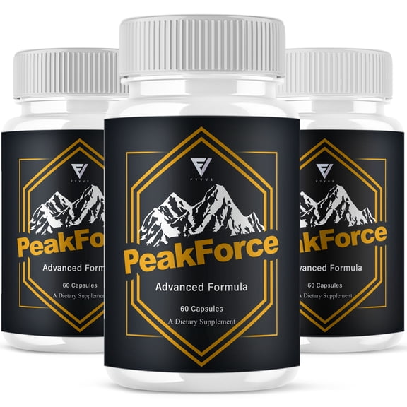(3 Pack) Peak Force Male Capsule, PeakForse Support (180 Capsules)