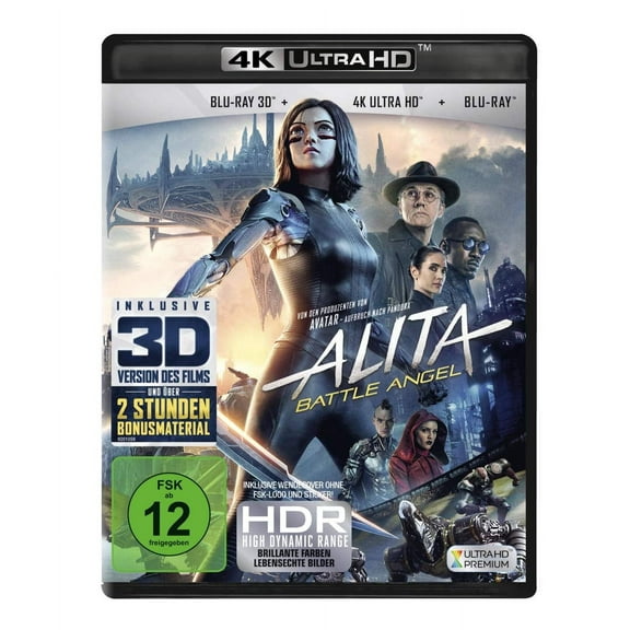 Alita - Battle Angel (4K Ultra-HD) (  Blu-ray 3D) (  Blu-ray 2D) (4K Ultra HD) Ed Skrein