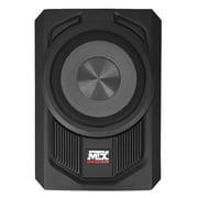 MTX TN8MS Terminator 8 Inch Micro Compact Amplified Subwoofer Enclosure, Black