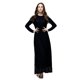 thumbnail image 3 of Vestido Largo De Encaje De Fiesta De Noche Musulmán Formal Puro Elegante Para Mujer (Negro) (M)-200694.01 Likrtyny Mujer, 3 of 8