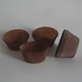 thumbnail image 3 of Greaseproof Cupcake Paper,Portable Mini Muffin Baking Cups,Disposable Party Decorations for Mini Desserts and Snacks,1000pack,Brown, 3 of 6