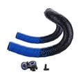 thumbnail image 1 of Cinta para manillar de bicicleta, cómoda cinta para manillar de bicicleta de carretera, con tapones para los extremos de la barra, mejora el agarre de Azul oscuro, 1 of 8