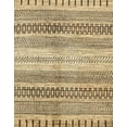 thumbnail image 1 of Ahgly Company Machine Washable Indoor Rectangle Abstract Brown Gold Area Rugs, 7' x 10', 1 of 7