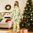 thumbnail image 6 of Gubotare Christmas Pajamas Teen Girls Cute Girls Cute Pajama Sets Long Sleeve Lovely Sleepwear 2 Piece PJS Multiple Cartoon Jammies Size 13-14 (Yellow,13-14 Years), 6 of 9