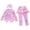 1-Purple21595, variant on Tiijoy Girl's Long Sleeve Rashguard Swimsuit Pants Swim Cap Bathing Suits, 3-Piece, Sizes 2-12