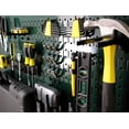 thumbnail image 4 of Wall Control Modular Pegboard Tool Organizer System - Wall-Mounted Metal Peg Board Tool Storage Unit for Pegboard Tiling (Green Pegboard), 4 of 9