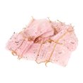 thumbnail image 2 of Organza Drawstring Bags, 100pcs Organza Bags Moon Star Patterns Transparent  For Party, 2 of 8