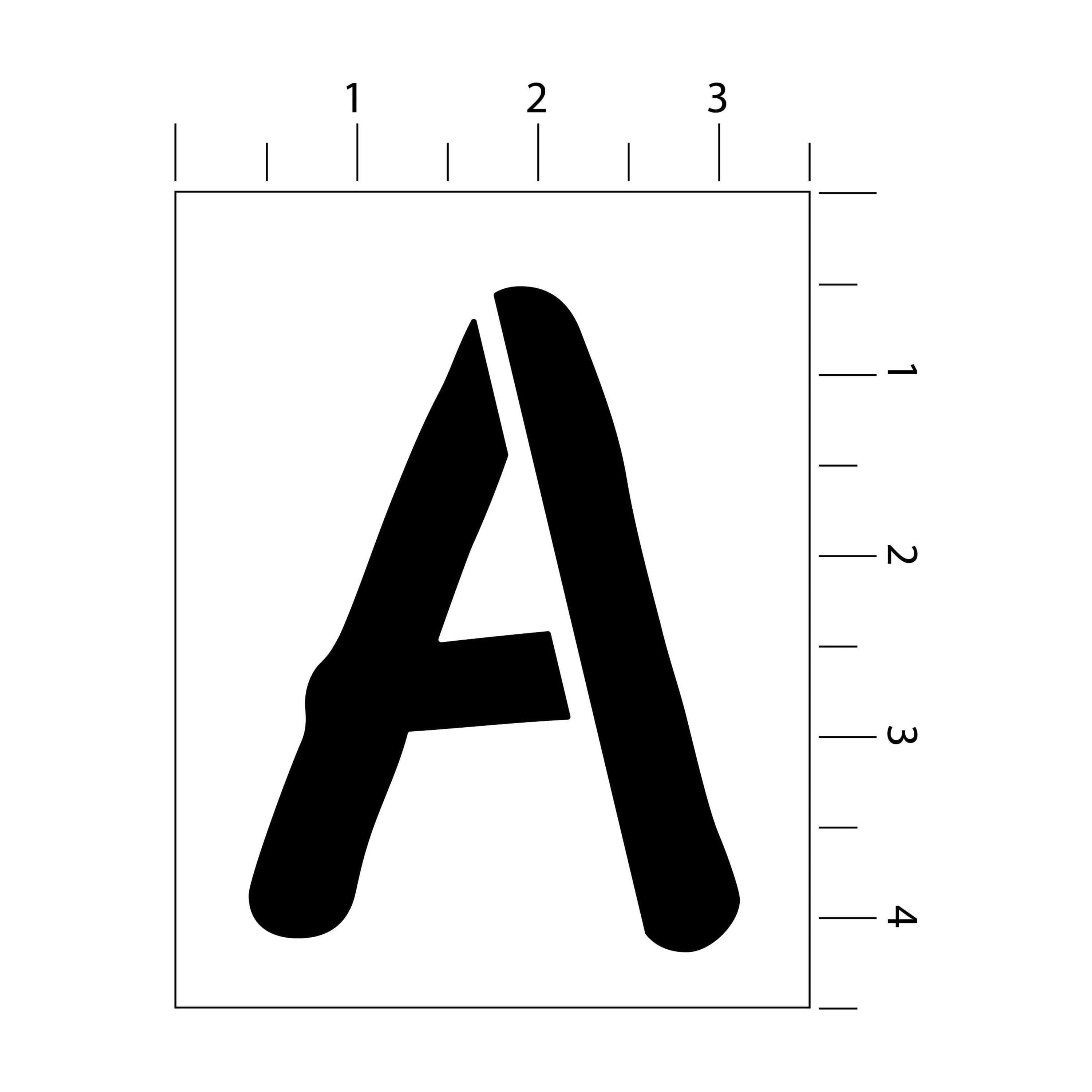 Craft Smart 4.5" Alphabet Stencils - Reusable Cardstock Letter Stencils with 70 Designs, 48 Sheets per Pack, Great for DIY & Decor, 12 Pack