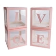 thumbnail image 1 of Caja de globos de látex Yuyangstore 4 Uds. rosa, 1 of 7