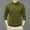 #Army Green, variant on DPTALR George Men's Knitted Pullover Sweater - Casual Mock Turtleneck Raglan Sweater #Wine Big and Tall XL