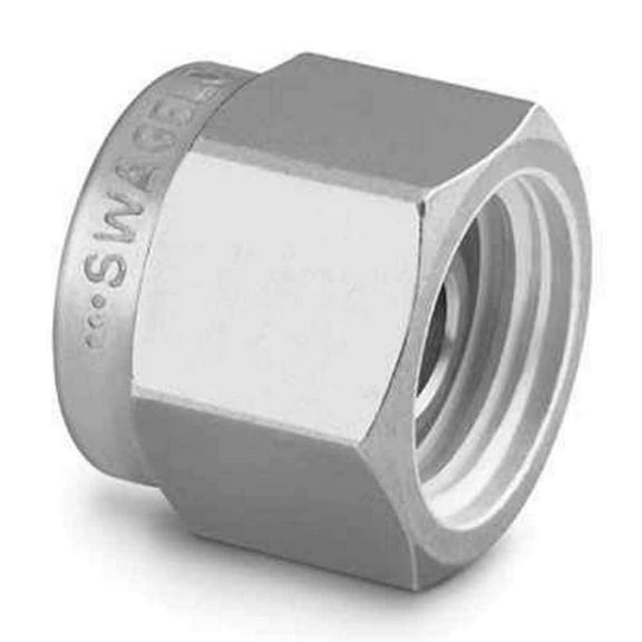 SWAGELOK SS-600-P Plug, 316 Stainless Steel, for 3/8 in. Tube Fitting
