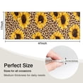 thumbnail image 5 of Beige Leopard Sunflower Pattern Kitchen Rug Mat,Kitchen Runner Rugs Non Skid Washable,Decorative Kitchen Floor Mats for Kitchen,Sink,Laundry,17"X47", 5 of 5