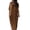 Brown, variant on Women's Off The Shoulder Dress Batwing Short Sleeve Casual Loose Flowy Maxi Dress Oversized T-Shirt Long Dress Y2K, M