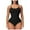 Black, variant on Womens Bodysuit Tummy Control Clearance Sleeveless Spaghetti Strip Breathable Snatched Waist Body Suit Casual Body Shaper Sexy Body Suits Tummy Control Ribbed Stretchy Bodysuits Clearance Sales Toda