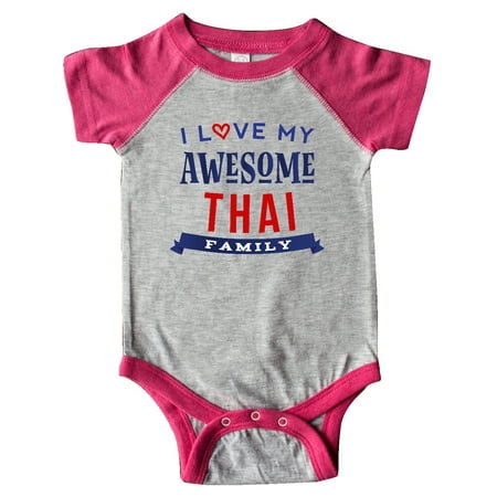

Inktastic Thailand Awesome Thai Family Gift Gift Baby Boy or Baby Girl Bodysuit