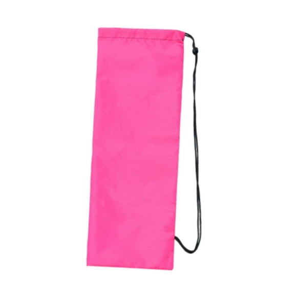 Colaxi Badminton Racket Drawstring Bag Dustproof Cover Shoulder Bag Protector for Gift Beginner Outdoor Professional Sports Supplies Pink 78cmx23cm