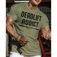 thumbnail image 6 of Deadlift Addict Workout T-Shirt for Men – Funny Gym Shirt, Men’s Athletic Tee, Weightlifting & Powerlifting Apparel, Fitness Workout Clothes, 6 of 6