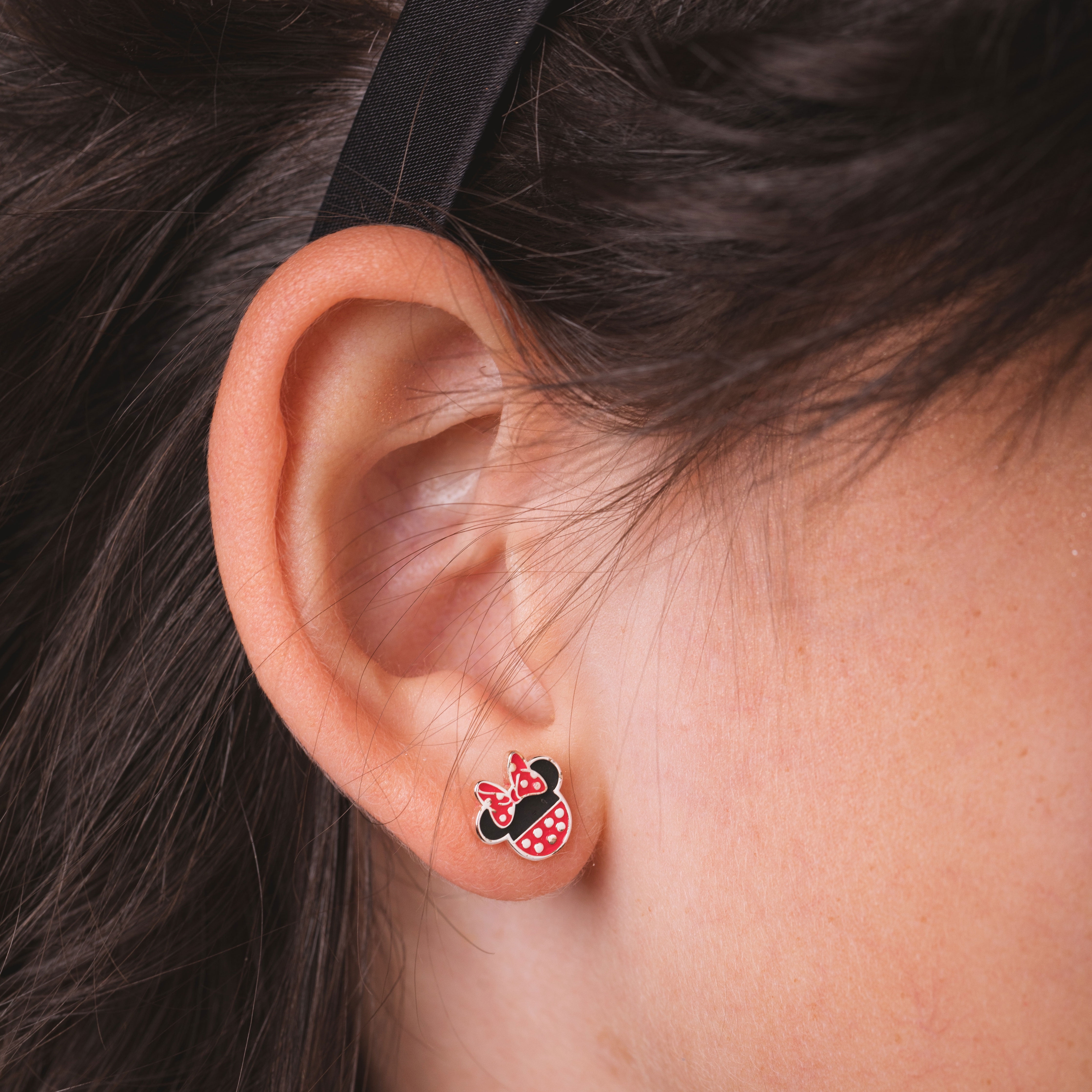 Disney Mismatched Stud Earring Silver-Plated