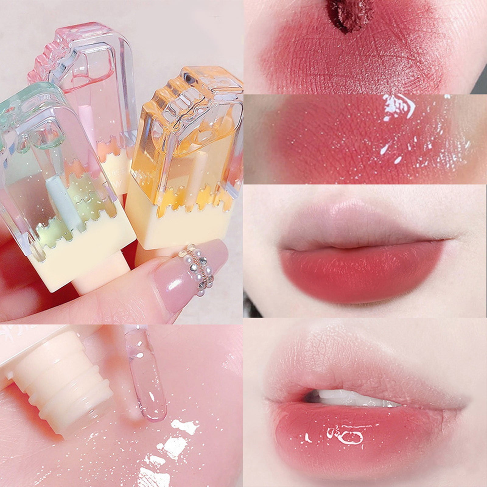 Lip Gloss Lip Plumping Lip Gloss Clear Lip Gloss Base Gel Clear Lip Glitter Lip Gloss for Kids 10-12 Glossy Lipstick Lip Gel Ink Vegan Lip Gloss Base Clear Lip Gloss for Girls 10-12 Lip Stick