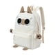 thumbnail image 2 of Mochila escolar, mochila de día con cremallera, mochila para libros, mochila para ir de compras para niñas Blanco, 2 of 9